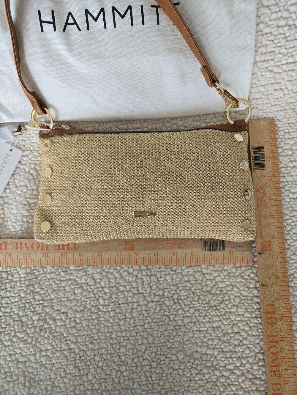 HAMMITT Kyle In Cocoa Raffia NWT - Picture 5 of 5